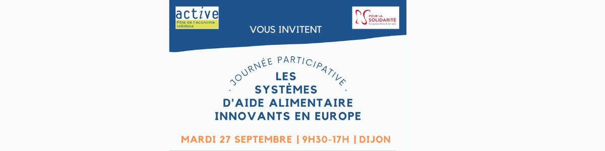 Journée participative - Systèmes d'aide alimentaire innovants en Europe